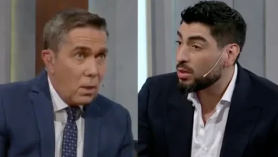 Facundo Moyano y Rodolfo Barili en una tensa entrevista