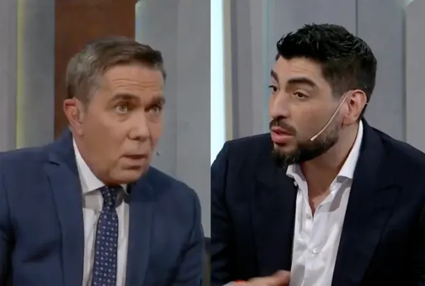 Facundo Moyano y Rodolfo Barili en una tensa entrevista
