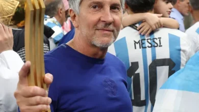 Jorge Messi y Lionel Messi en un momento especial