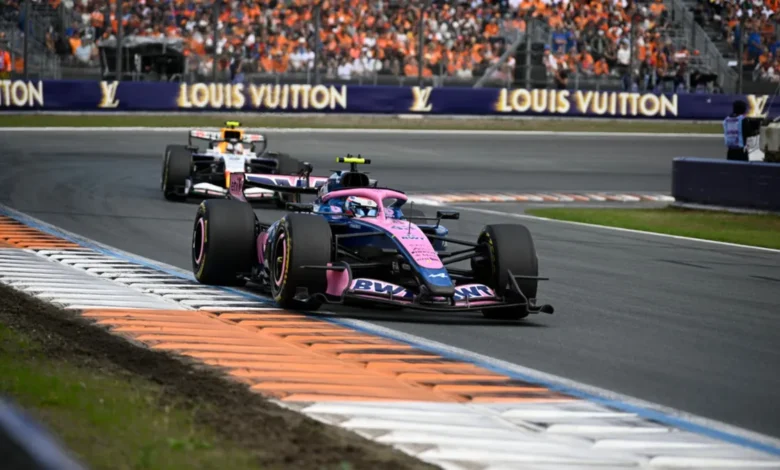 Franco Colapinto en su monoplaza de Fórmula 2 en el circuito de Zandvoort