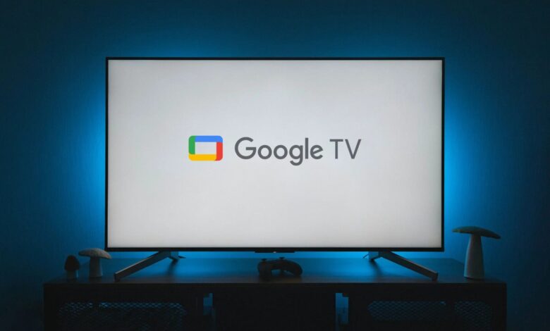 Televisor inteligente con el modo básico de Google TV activado