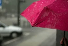 Cielo nublado con lluvia en el AMBA