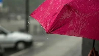 Cielo nublado con lluvia en el AMBA