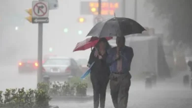 Lluvia intensa en la ciudad de Buenos Aires