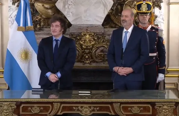 Federico Sturzenegger, ministro de Transformación y Desregulación, en un acto oficial