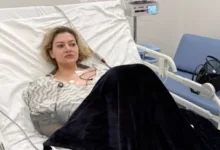 Nadia Beller en su domicilio tras recibir alta médica