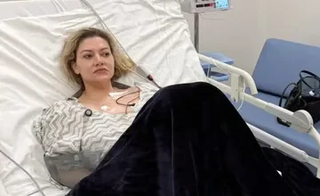 Nadia Beller en su domicilio tras recibir alta médica