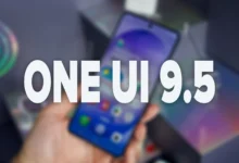 Pantalla de smartphone Samsung con la nueva interfaz One UI 9.5 estilo Liquid Glass