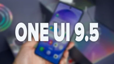 Pantalla de smartphone Samsung con la nueva interfaz One UI 9.5 estilo Liquid Glass