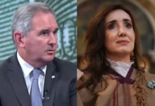Victoria Villarruel en una reunión política