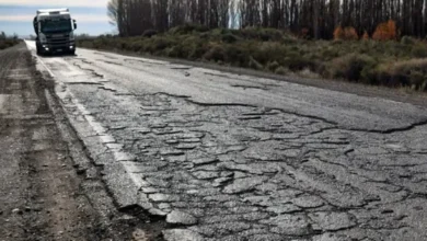Rutas nacionales en mal estado, provocando accidentes y retrasos en la circulación