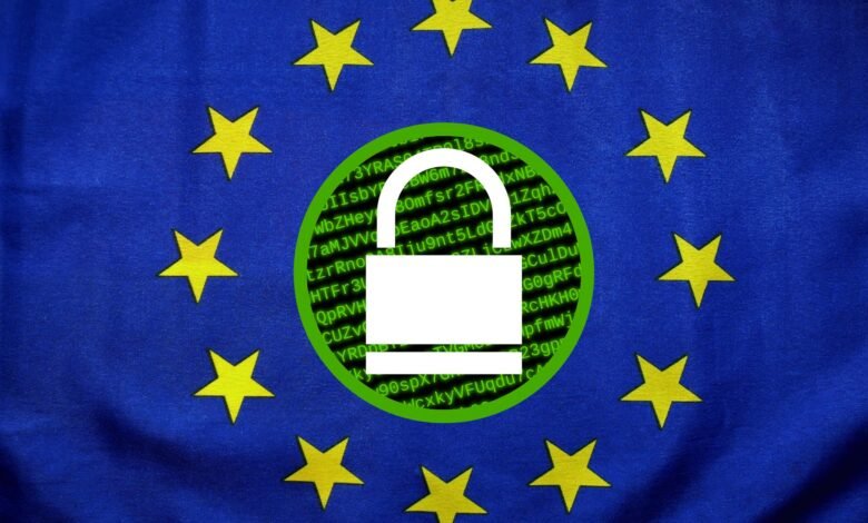 Ilustración del EU Kids Act que limita el acceso digital de menores de 15 años