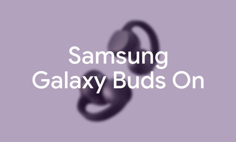 Auriculares Samsung Galaxy Buds On tipo clip, diseño open‑ear