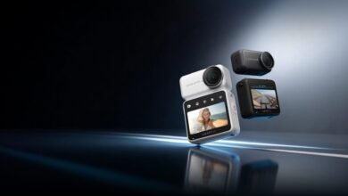 Dreame LEAPTIC Cube cámara 8K portátil en acción