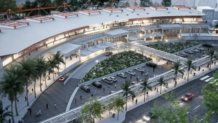 Obra de remodelación de la Terminal de Ómnibus T1 en el centro de Córdoba