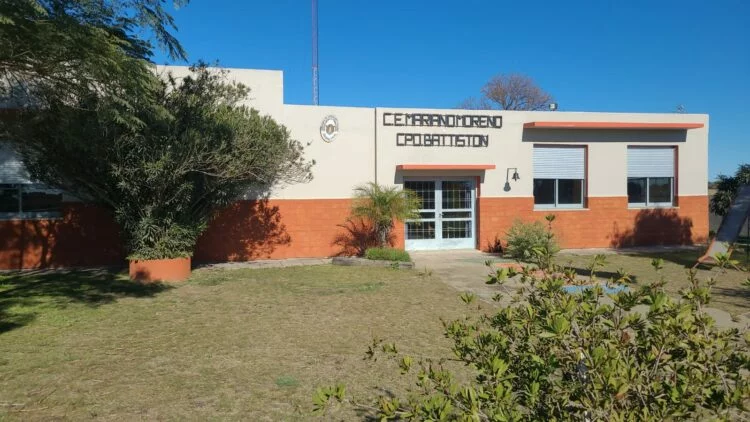 Aula multisala de la Escuela Patricias Argentinas en la zona rural de Córdoba