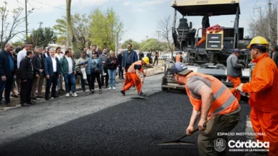Obras de pavimentación y red cloacal en el barrio Policial 16 de Noviembre, Córdoba