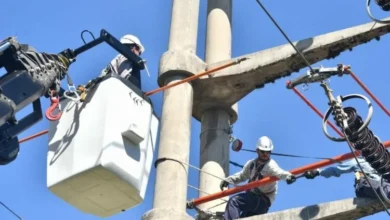 Pantalla de la aplicación móvil Energía Collect mostrando el mapa de la red eléctrica de Córdoba