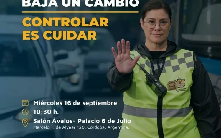 Mural promocional de la Campaña de Seguridad Vial 2026 en Córdoba