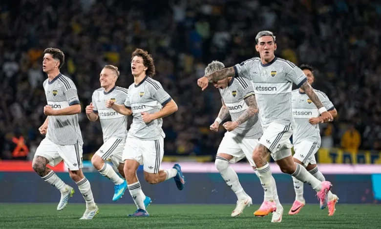 Leandro Paredes celebra la victoria de Boca Juniors sobre Vélez Sarsfield en la Copa Argentina