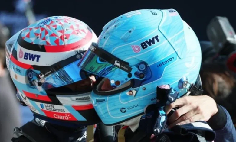 Franco Colapinto cruzando la meta en el Gran Premio de Italia en Monza 2024