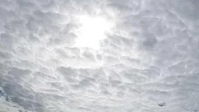Cielo parcialmente nublado sobre la ciudad de Córdoba el 14 de septiembre