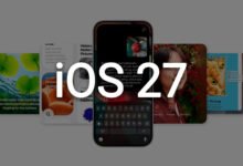 Pantalla de un iPhone 18 Pro mostrando la pantalla de actualización iOS 27.0.1