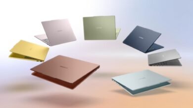 Portátil Lenovo IdeaPad Vibe de colores con pantalla OLED