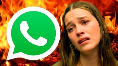 Vista de la nueva barra flotante de WhatsApp en Android