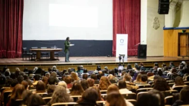 Pabellón Argentina de la UNC durante la jornada de salud mental y adicciones