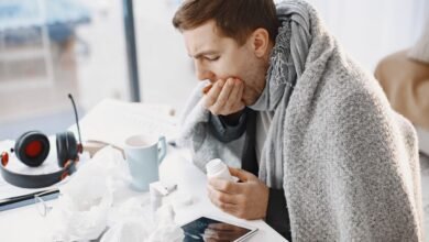 Gráfico comparativo de casos de COVID y gripe al comenzar el otoño en España