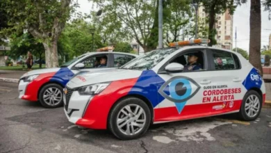Pantalla del sistema Cordobeses en Alerta mostrando avisos y detenciones en la capital cordobesa