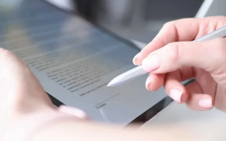 Pantalla de la nueva plataforma de firma digital remota del Colegio de Escribanos de Córdoba