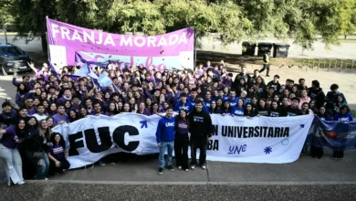 Federación Universitaria de Córdoba durante la quinta Marcha Federal