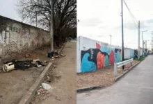 Parque recreativo en General Bustos tras limpieza del microbasural