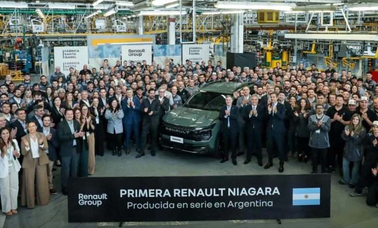 Pick‑up Renault Niagara en la planta de Santa Isabel, Córdoba