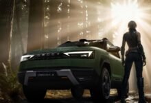 Omoda X SUV de Chery con diseño inspirado en mechas y luces futuristas