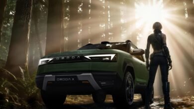 Omoda X SUV de Chery con diseño inspirado en mechas y luces futuristas