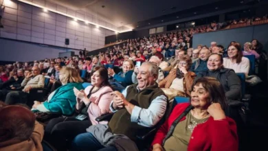 Auditorio de la Ciudad de las Artes durante la reunión con directores de centros de jubilados