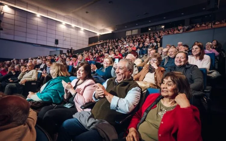 Auditorio de la Ciudad de las Artes durante la reunión con directores de centros de jubilados