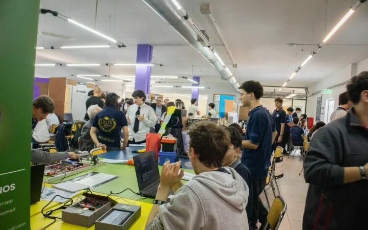 Sala de reuniones del Instituto Técnico Renault, sede del Encuentro provincial Educación Productiva en Córdoba