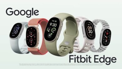 Fitbit Edge de Google con pantalla ovalada y correa intercambiable