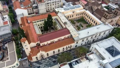 Fachada histórica del Colegio Nacional de Monserrat, Córdoba