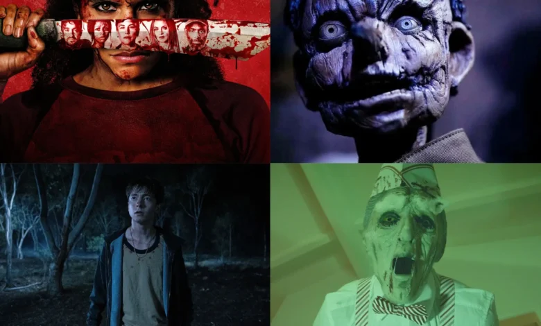Carteles de las diez películas más extrañas y perturbadoras del año 2026